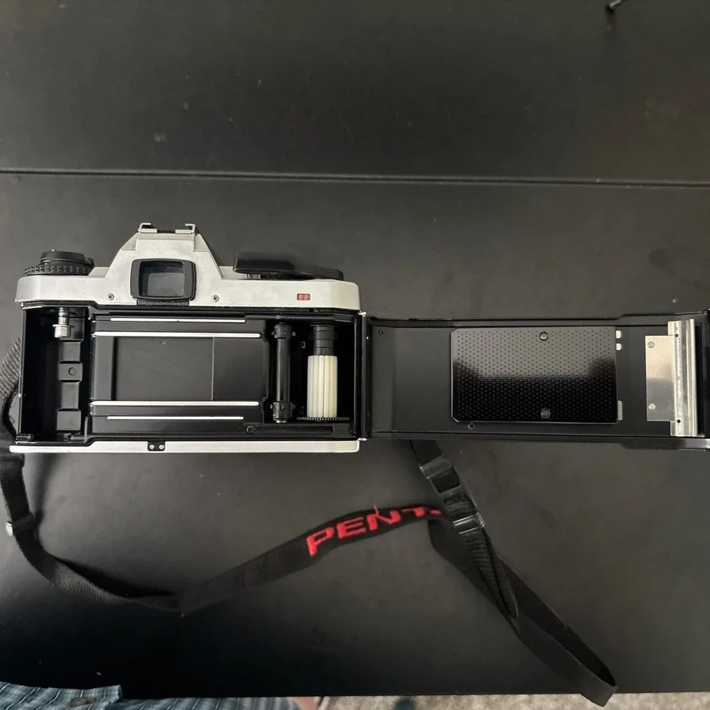 Pentax Super Program 35mm Camera w/ Vivitar 28-210mm Lens Untested/As Is